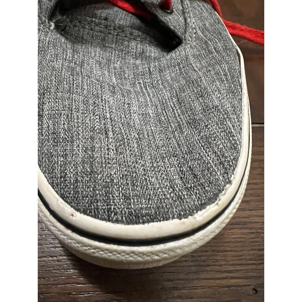 Vans Grey Lace Up Sneakers Era Classic Style Youth Size 6 - Picture 9 of 9